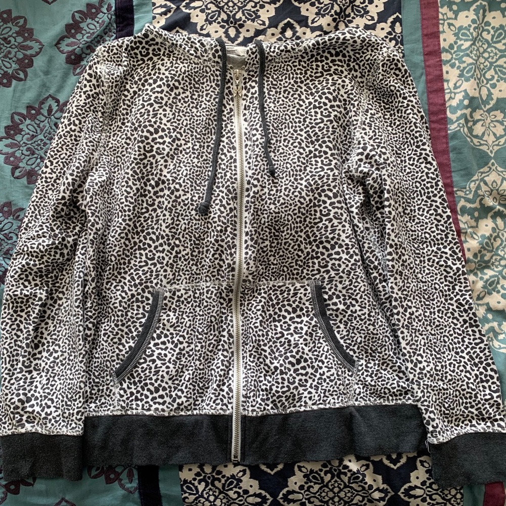 Victoria’s Secret Cheetah Zip Up